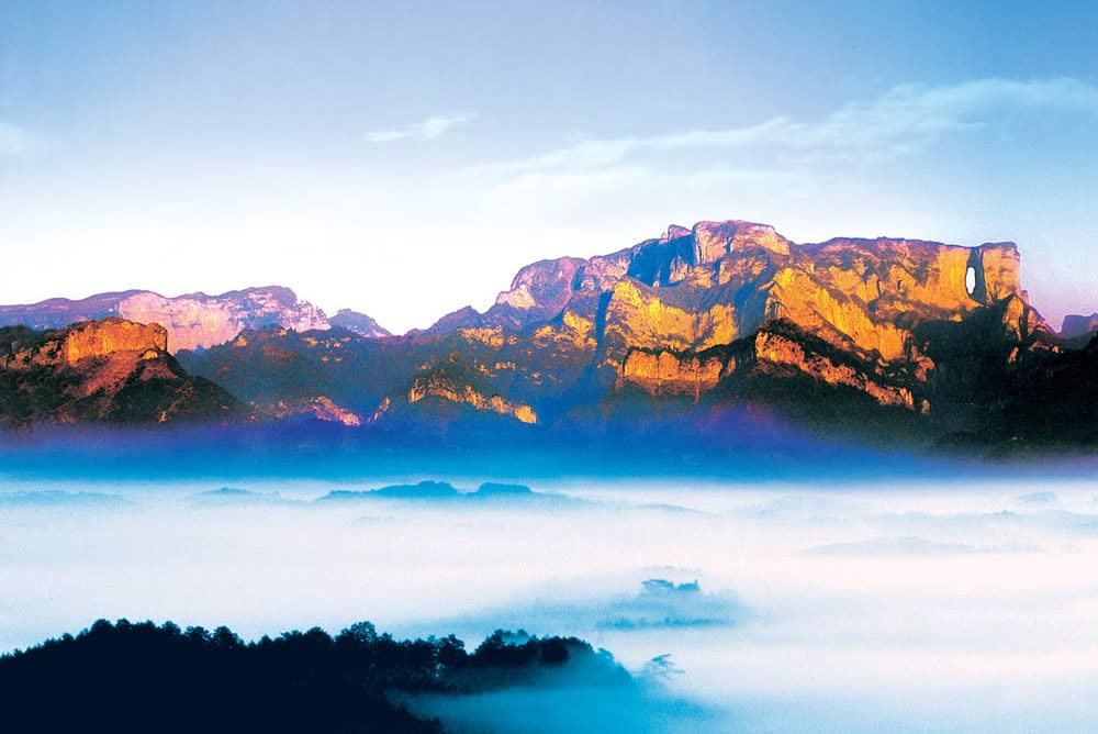 Tianmen Mountain Route Map: Linking the East and West Lines - Tianmen Mountain National Forest Park
